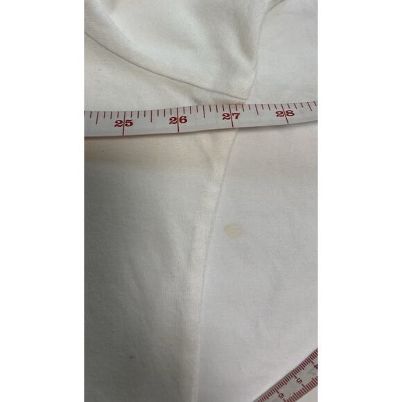 Karen Scott Women’s Plus Size 2X White Short Sleeve Floral Embroidered Top Shirt - Picture 6 of 7